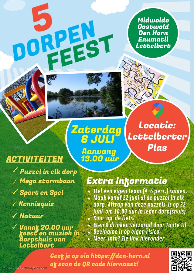 poster 5 dorpenfeest